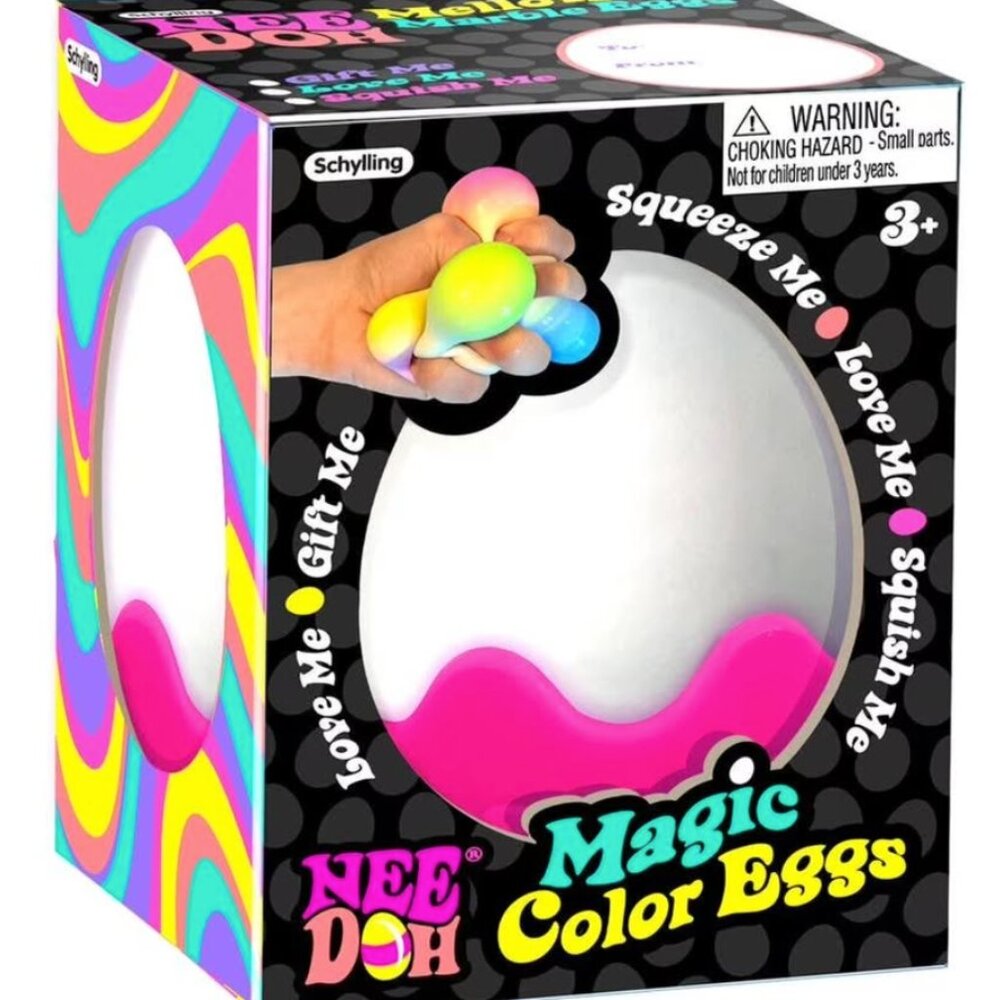 Nee Doh Magic Color Eggs - Bundle of 3